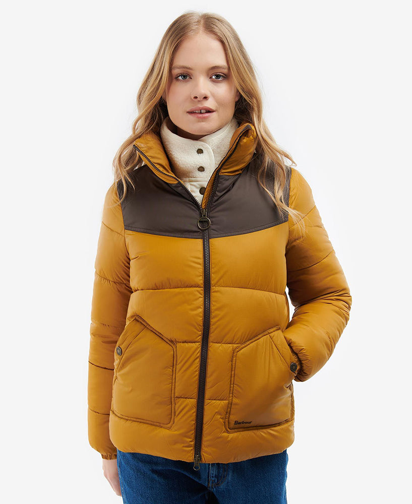 Barbour quilted jacket womens 2024 yellow