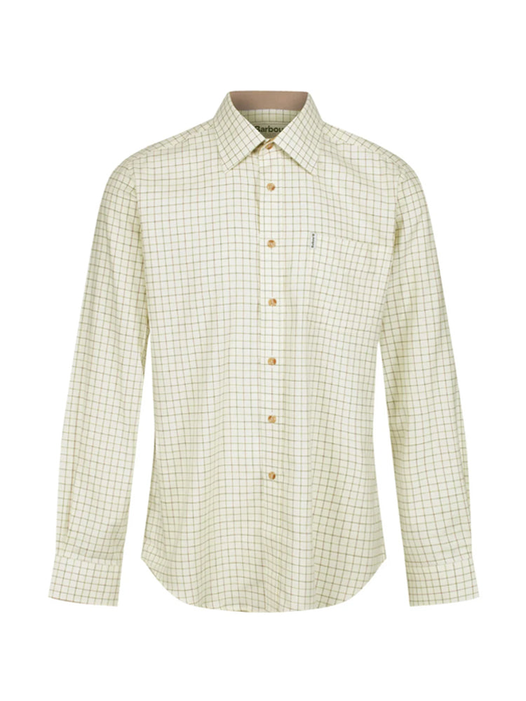 Field Tattersall Shirt - Green/Brown