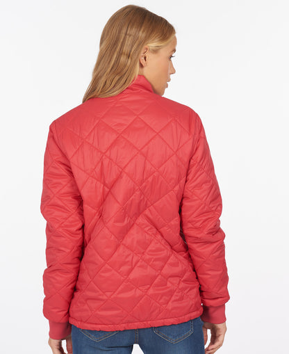Southport Quilted Jacket - Ocean Red/Blusher