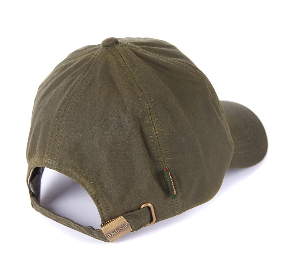 Barbour waxed discount cap olive