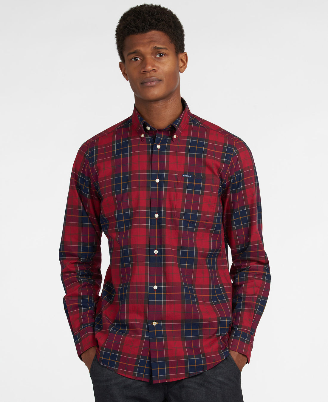 Wetherham Tailored Fit Shirt - Red