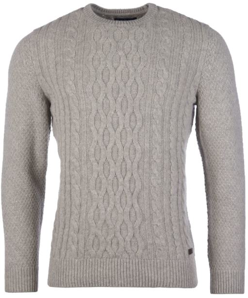 Chunky Cable Knit Sweater - Fog