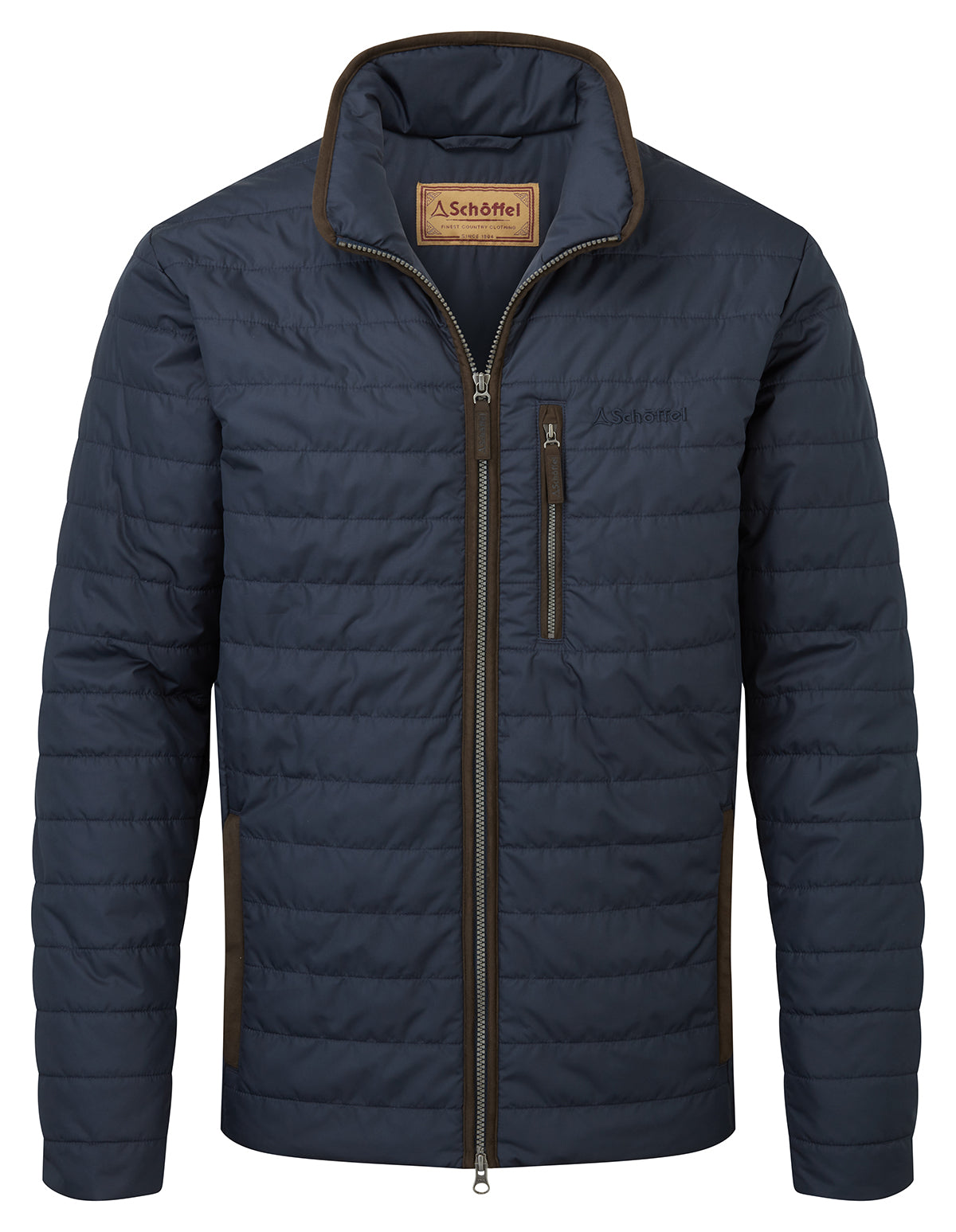 Carron Quilted Jacket - Navy