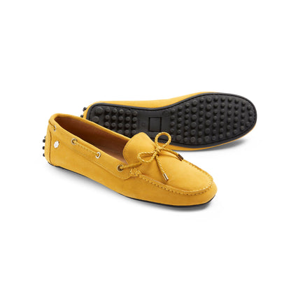 Henley Suede Driving Shoe - Mango