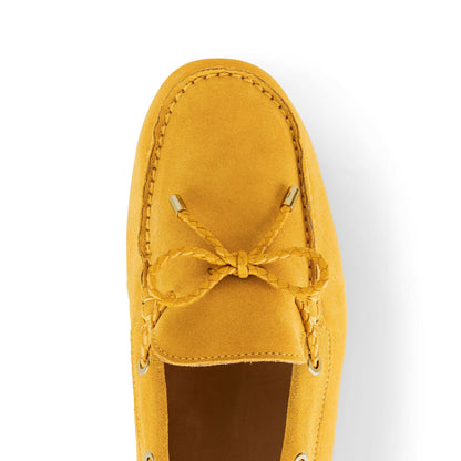 Henley Suede Driving Shoe - Mango