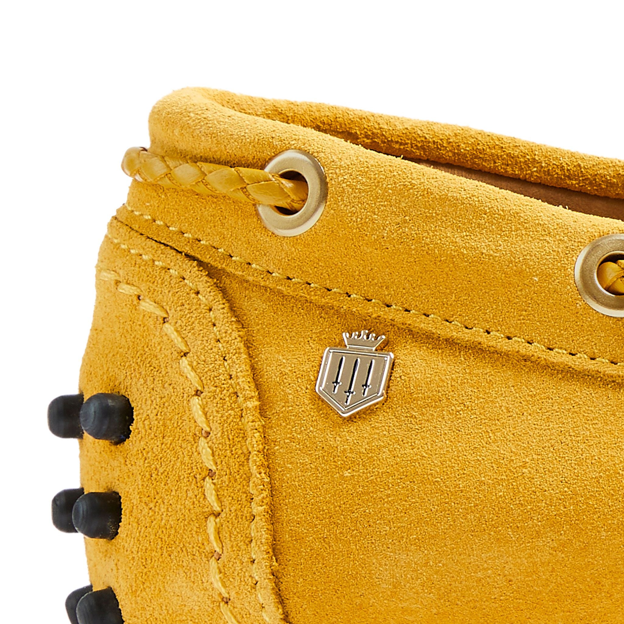 Henley Suede Driving Shoe - Mango