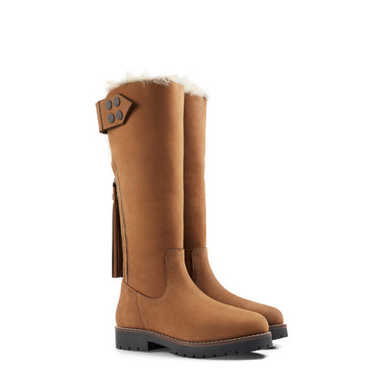 Verbier Mid-Calf Boots - Cognac Nubuck