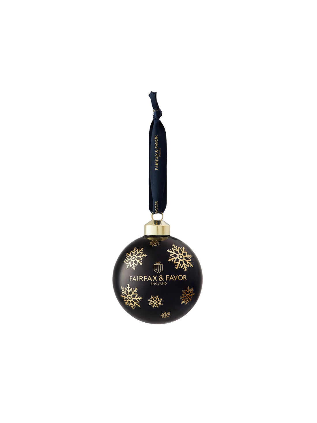 Signature Glass Bauble - Navy