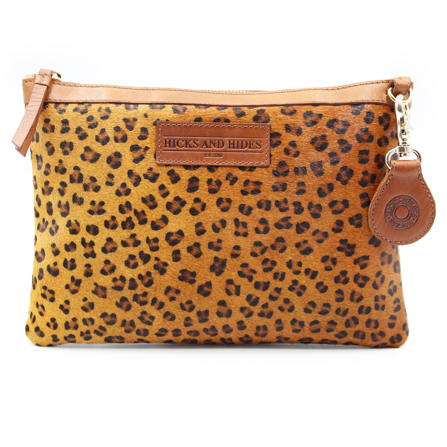 Leopard Print Clutch &amp; Shoulder Bag