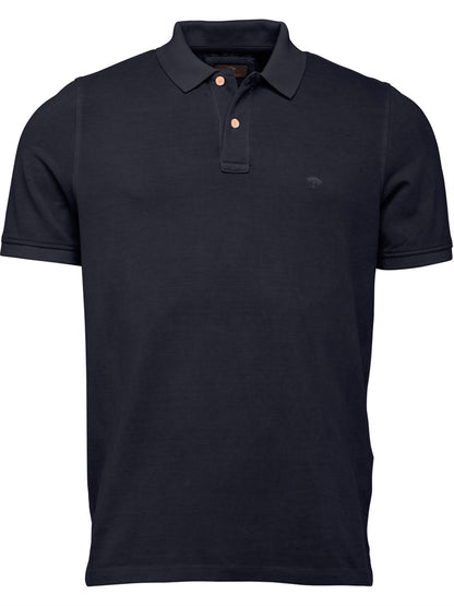 Garment Dyed Polo Shirt - Navy
