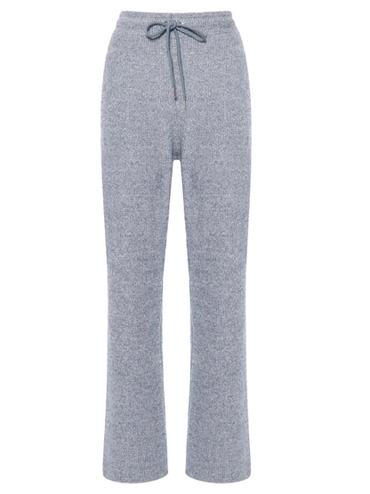 Soft Lounge Tie Waist Trousers - Classic Navy