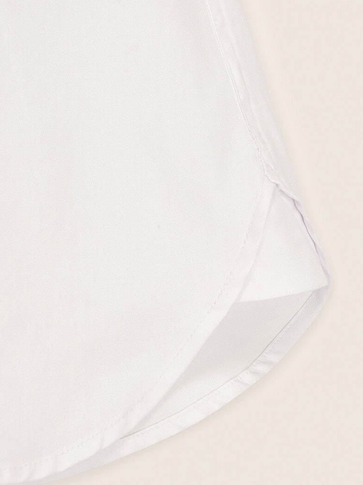 Washed Oxford Shirt - White