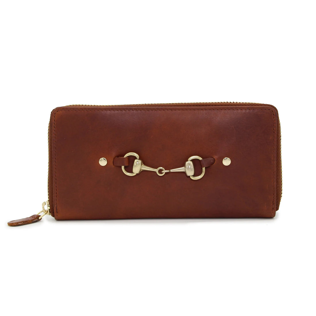 Chedworth Zip Around Bit Purse - Cognac