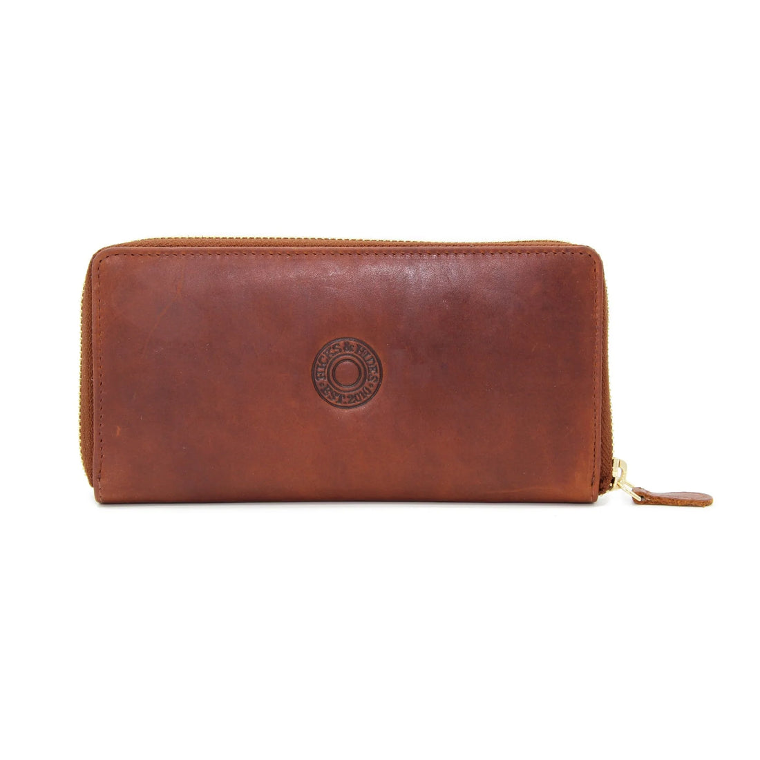 Chedworth Zip Around Bit Purse - Cognac
