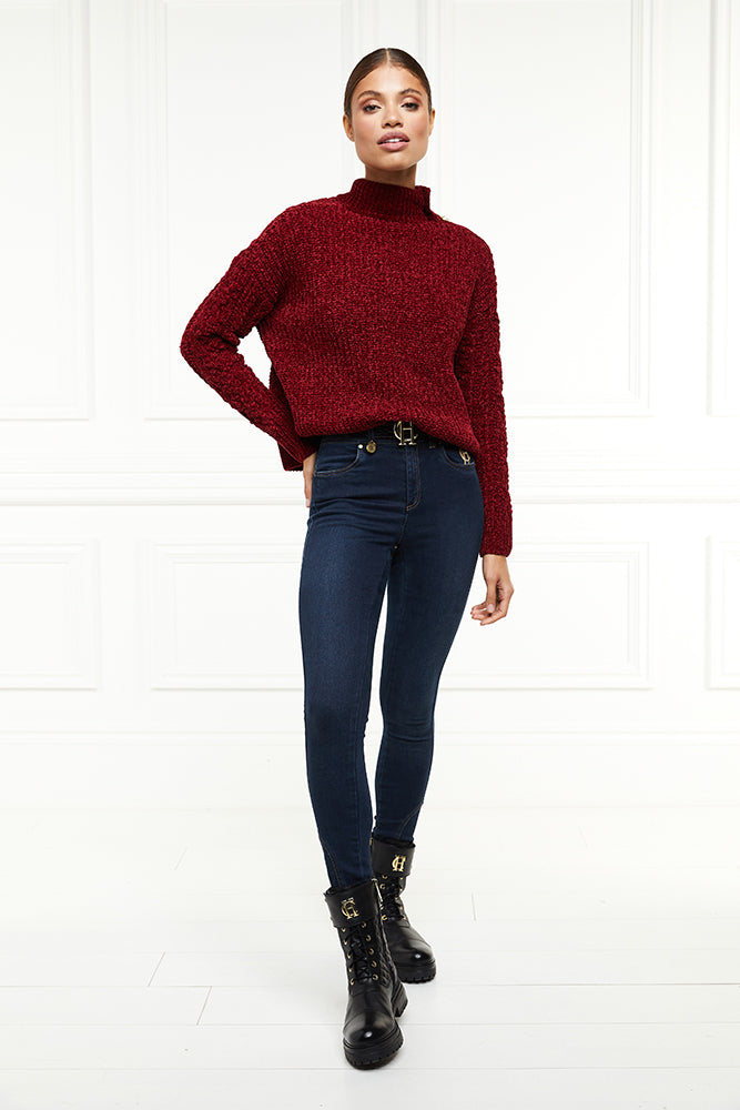 Brompton Cable Knit - Winter Berry