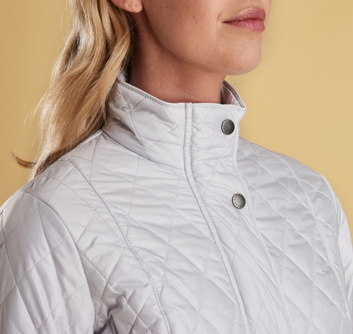 Flyweight Cavalry Quilted Jacket - Ice White