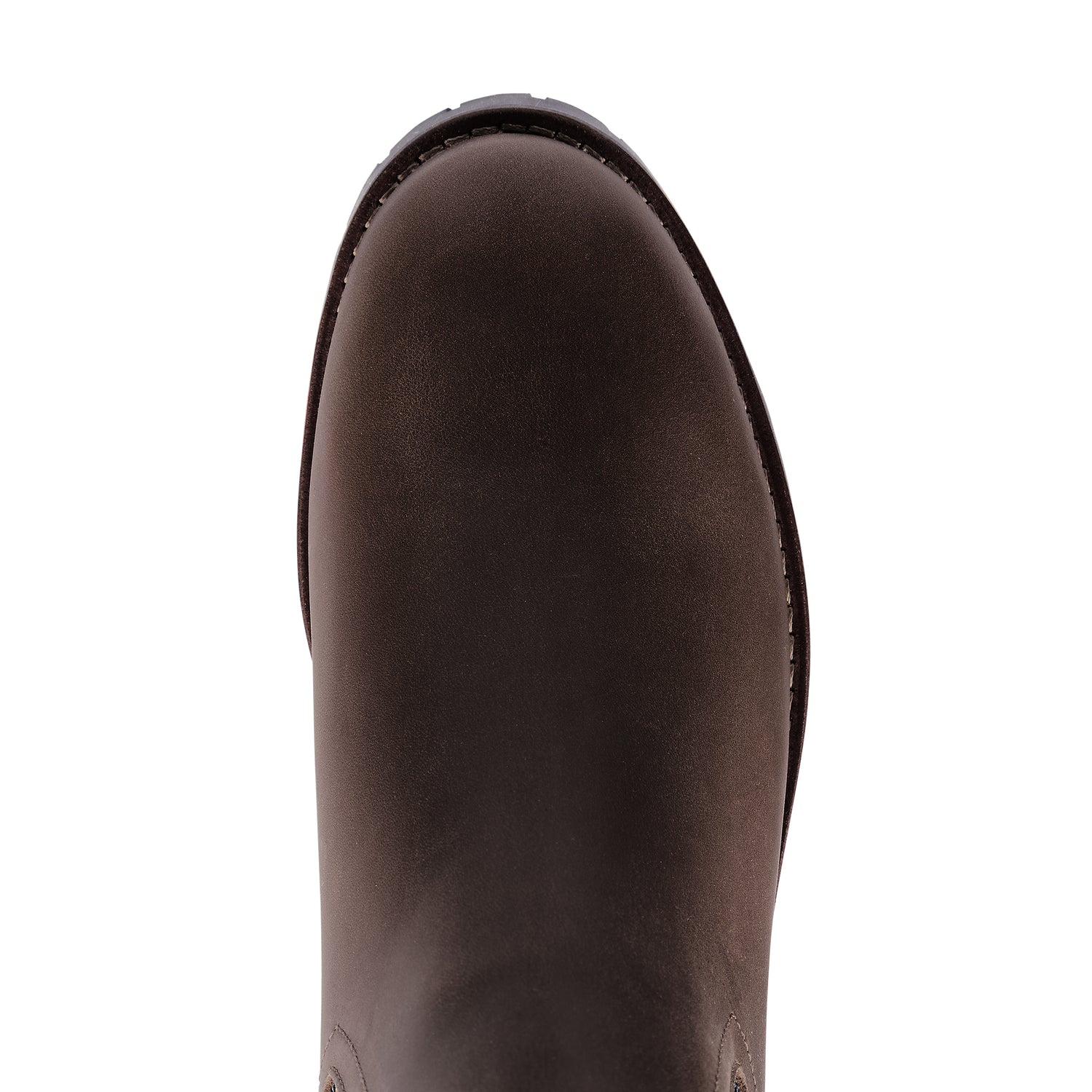 Sheepskin Boudica Boot - Mahogany Leather