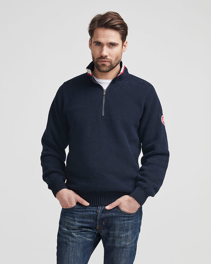 Classic Windproof Sweater - Navy