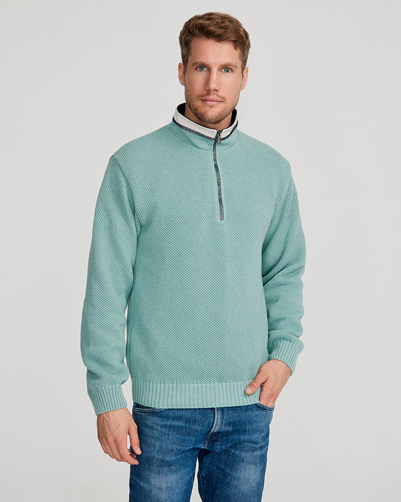 Classic Windproof Sweater - Sage