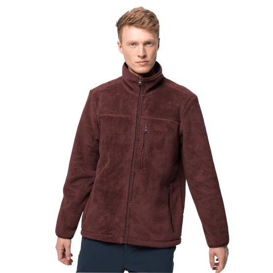 Chilly Walk Fleece Jacket - Cordovan Red
