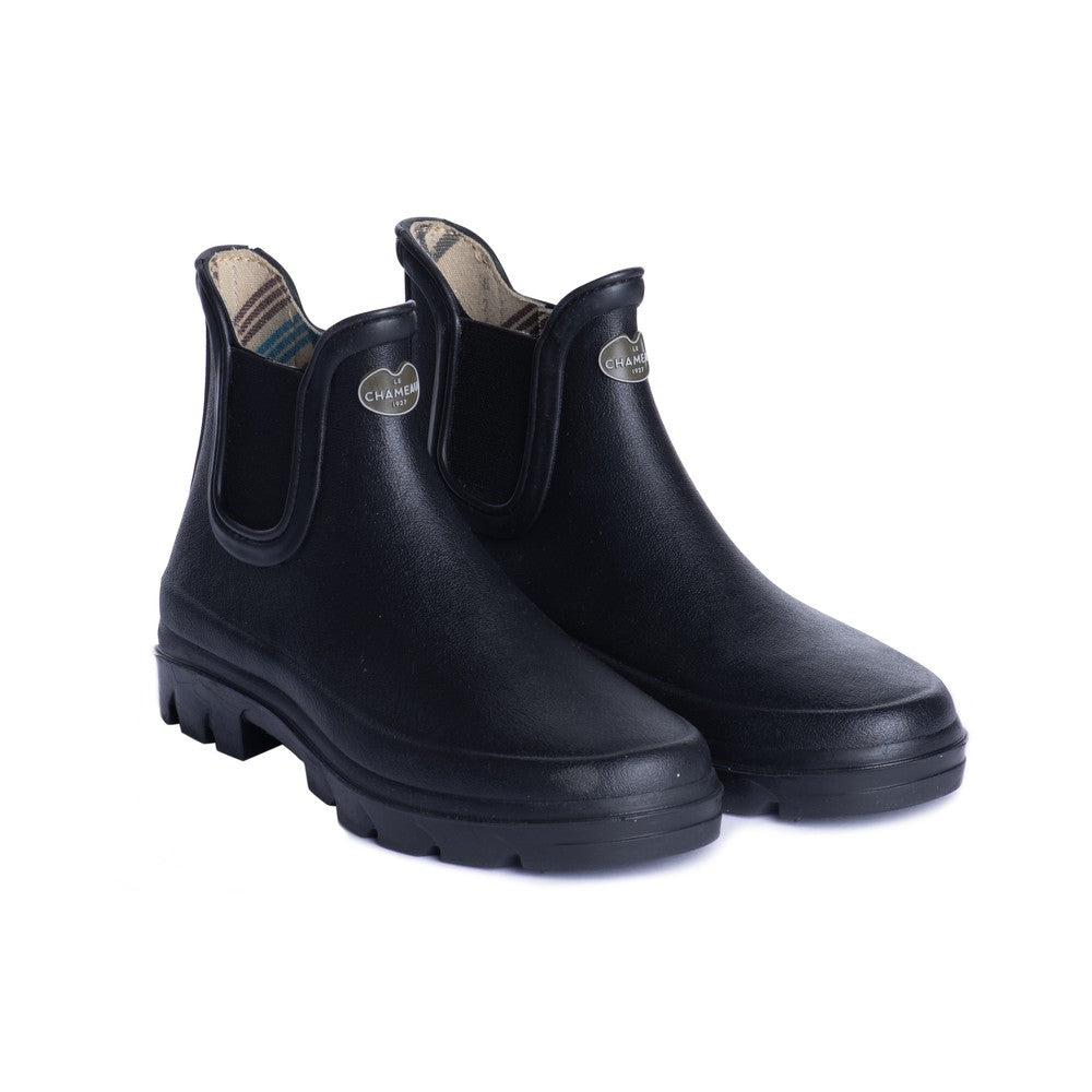 Iris Chelsea Jersey Lined Boot - Noir
