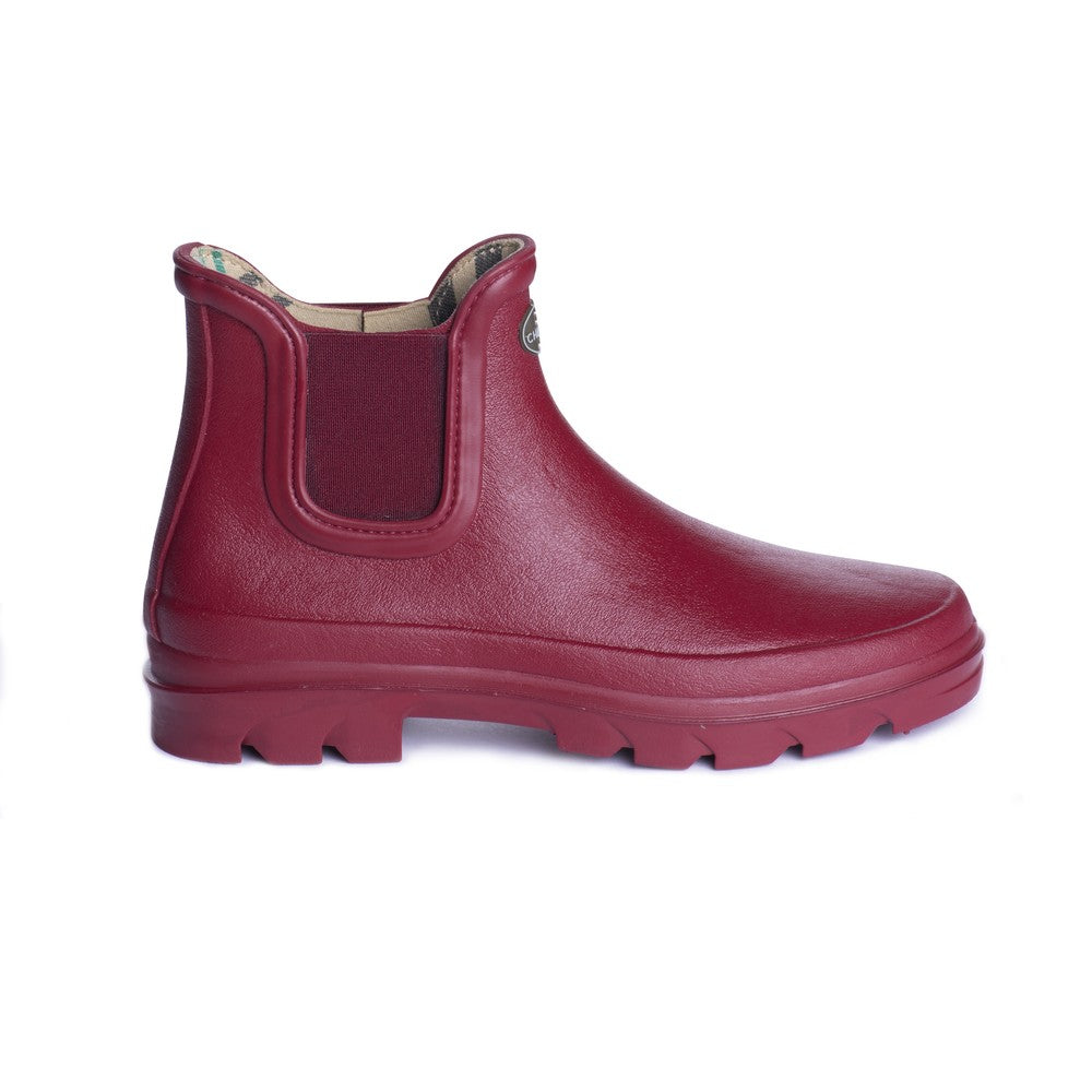 Iris Chelsea Jersey Lined Boot - Rouge