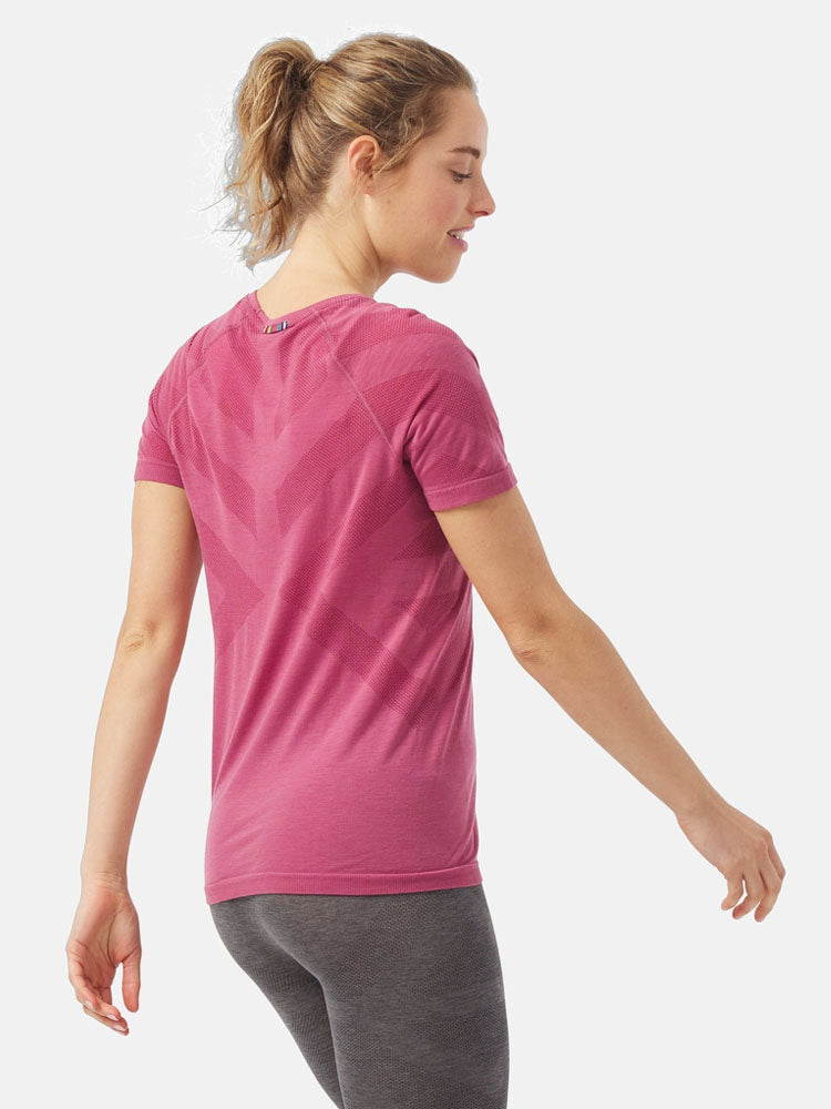 Kinship Light Base Layer Tee - Holly Berry Melange