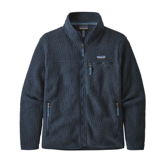 Retro Pile Fleece Jacket - New Navy