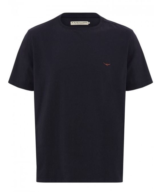 Parson T Shirt - Navy/Chestnut
