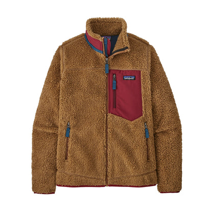 Classic Retro-X Fleece Jacket - Nest Brown w/Wax Red