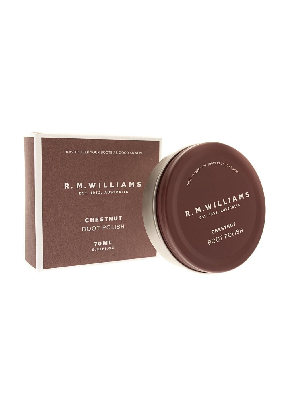 R M Williams Boot Polish - Chestnut