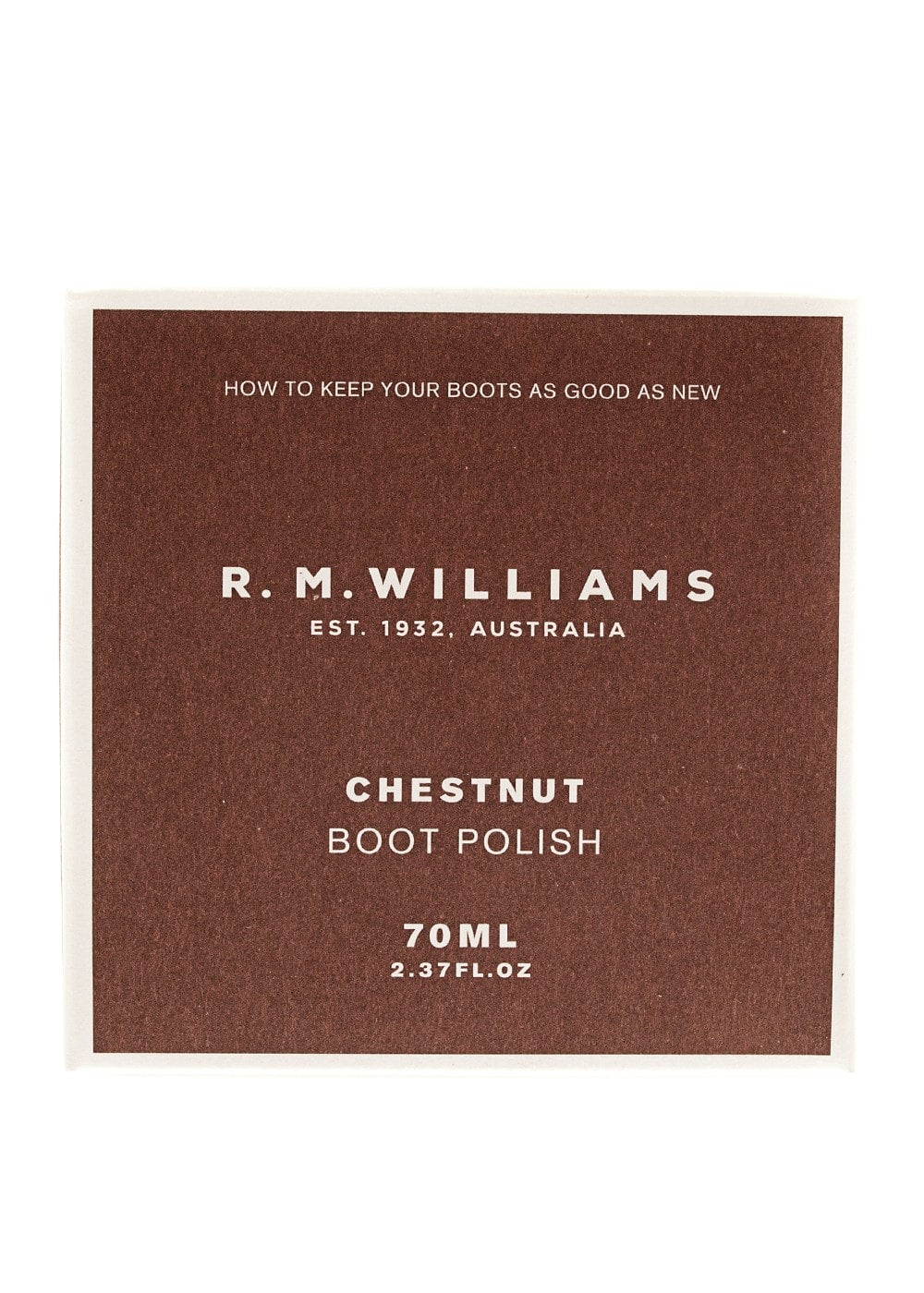 R M Williams Boot Polish - Chestnut
