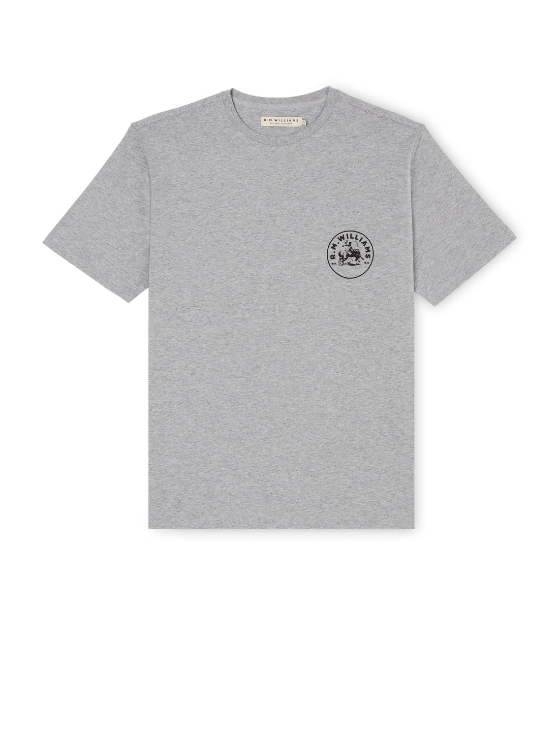 Wondai T-Shirt - Grey Marle/Black