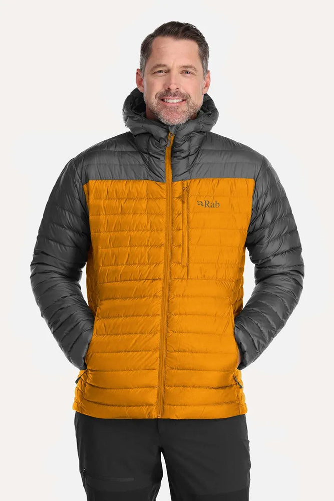 Rab microlight cheap alpine jacket orange