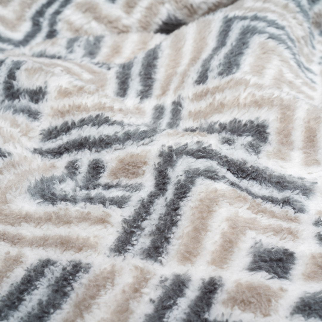 Sherpa Fleece Blanket - Kaleidoscope Stone
