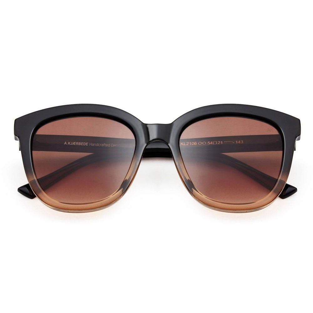 Billy Sunglasses - Black/Brown Transparent