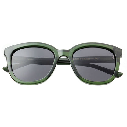 Billy Sunglasses - Dark Green Transparent
