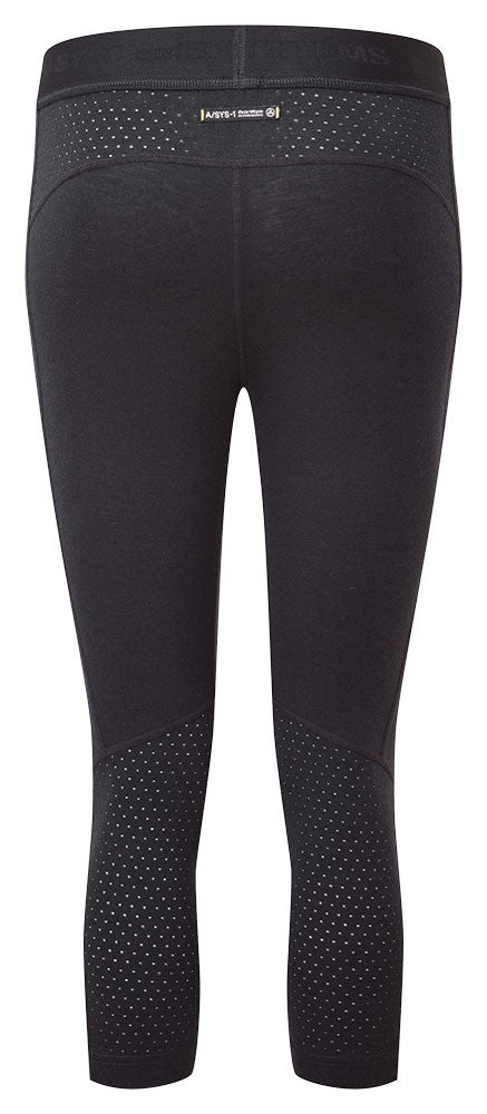 Darkhorse 185 Zoned 3/4 Leggings - Black