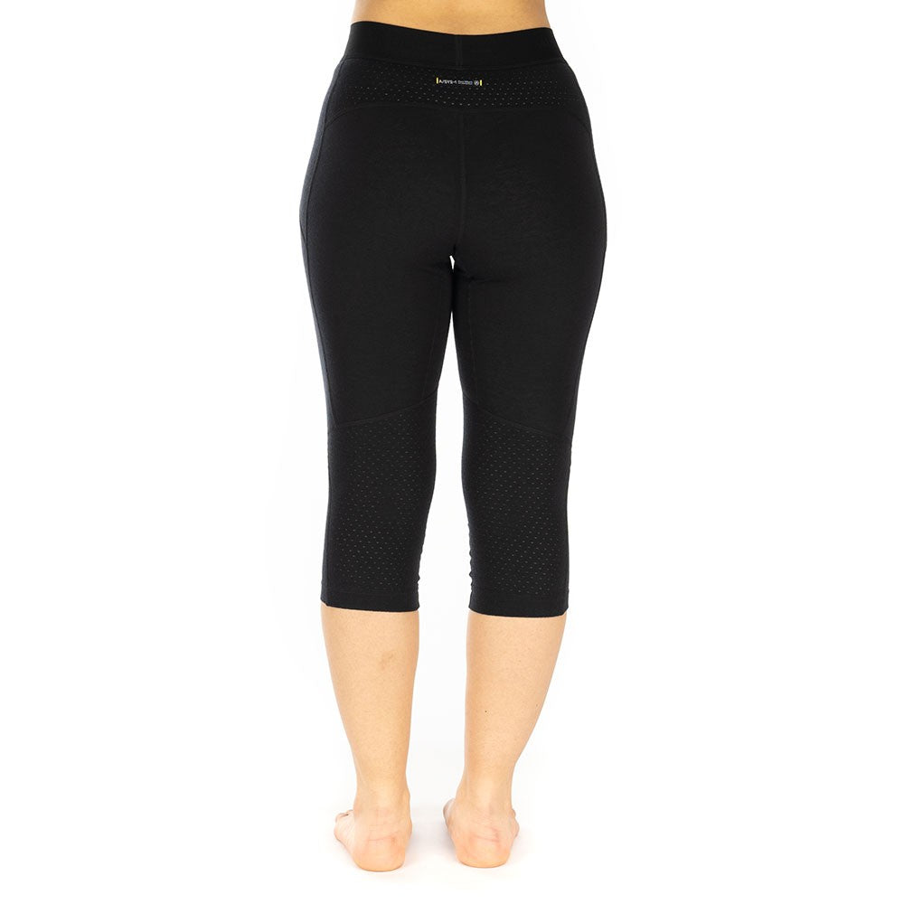 Darkhorse 185 Zoned 3/4 Leggings - Black