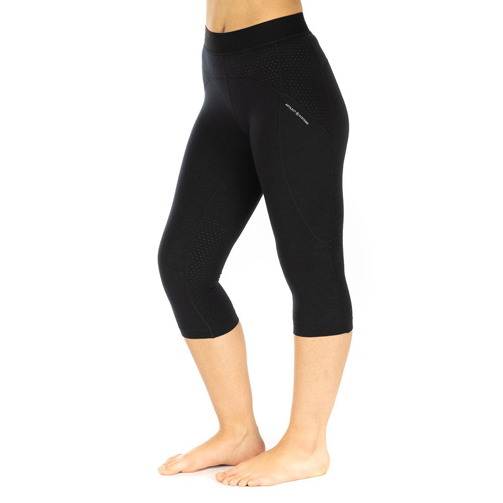 Darkhorse 185 Zoned 3/4 Leggings - Black