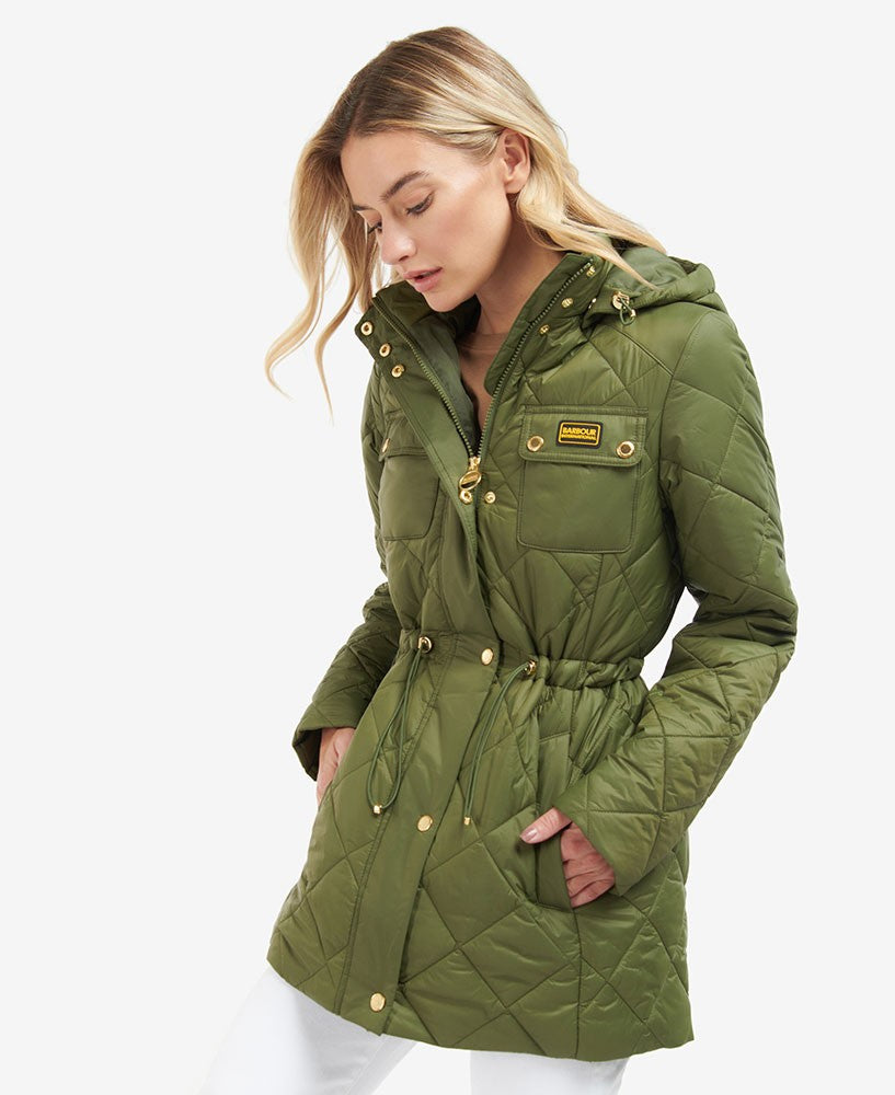 Avalon Quilted Jacket - Midnight Green