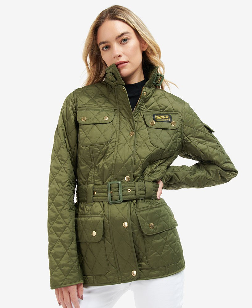 Quilted Jacket - Midnight Green
