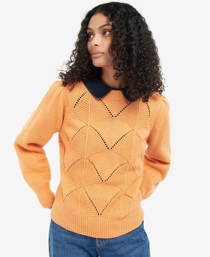 Leilani Knitted Jumper - Papaya