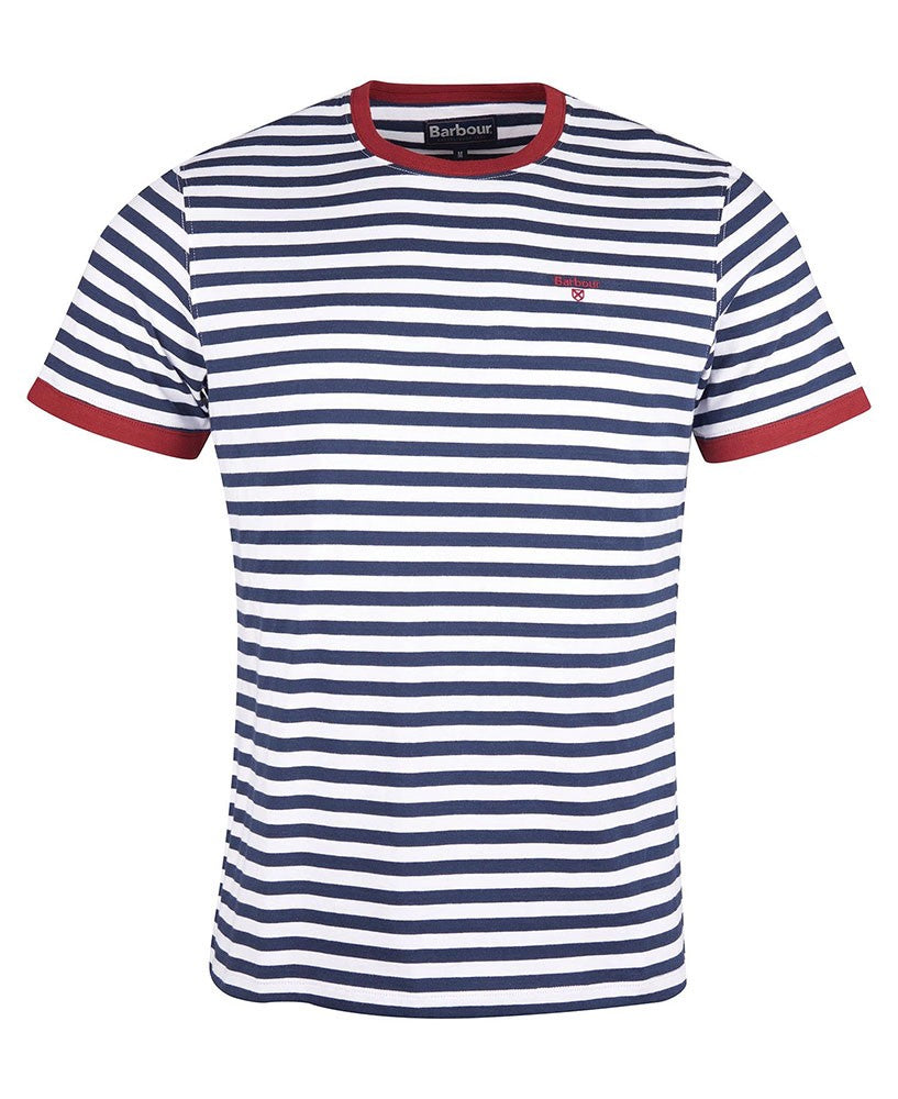 Quay Stripe T-Shirt - Navy