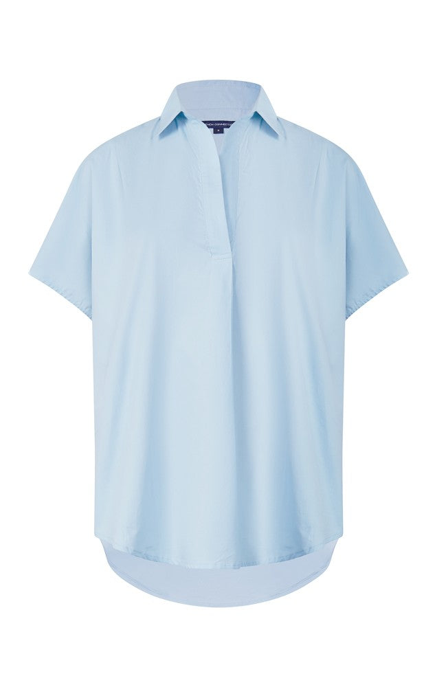 Rhodes Conscious Poplin Shirt - Placid Blue