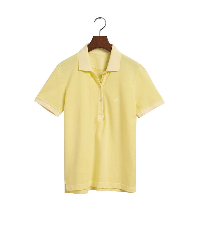 Sunfaded Piqué Polo Shirt - Lemonade Yellow