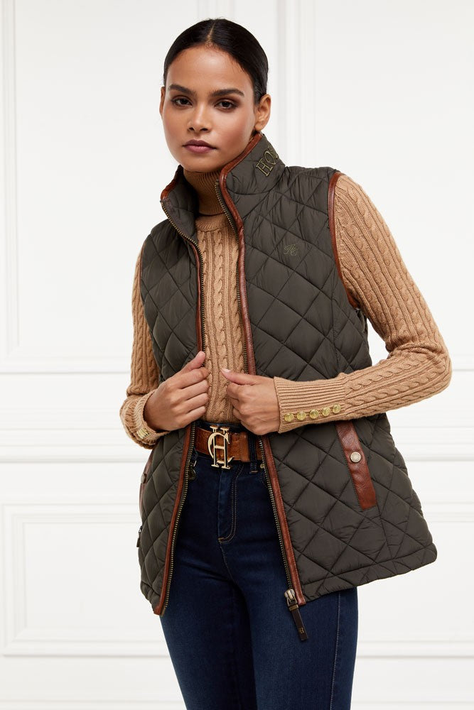 Country Quilted Gilet - Heritage Khaki