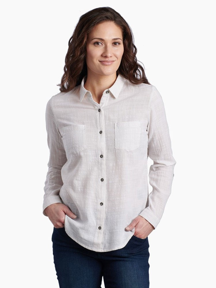 Adele Long Sleeve Shirt - Natural