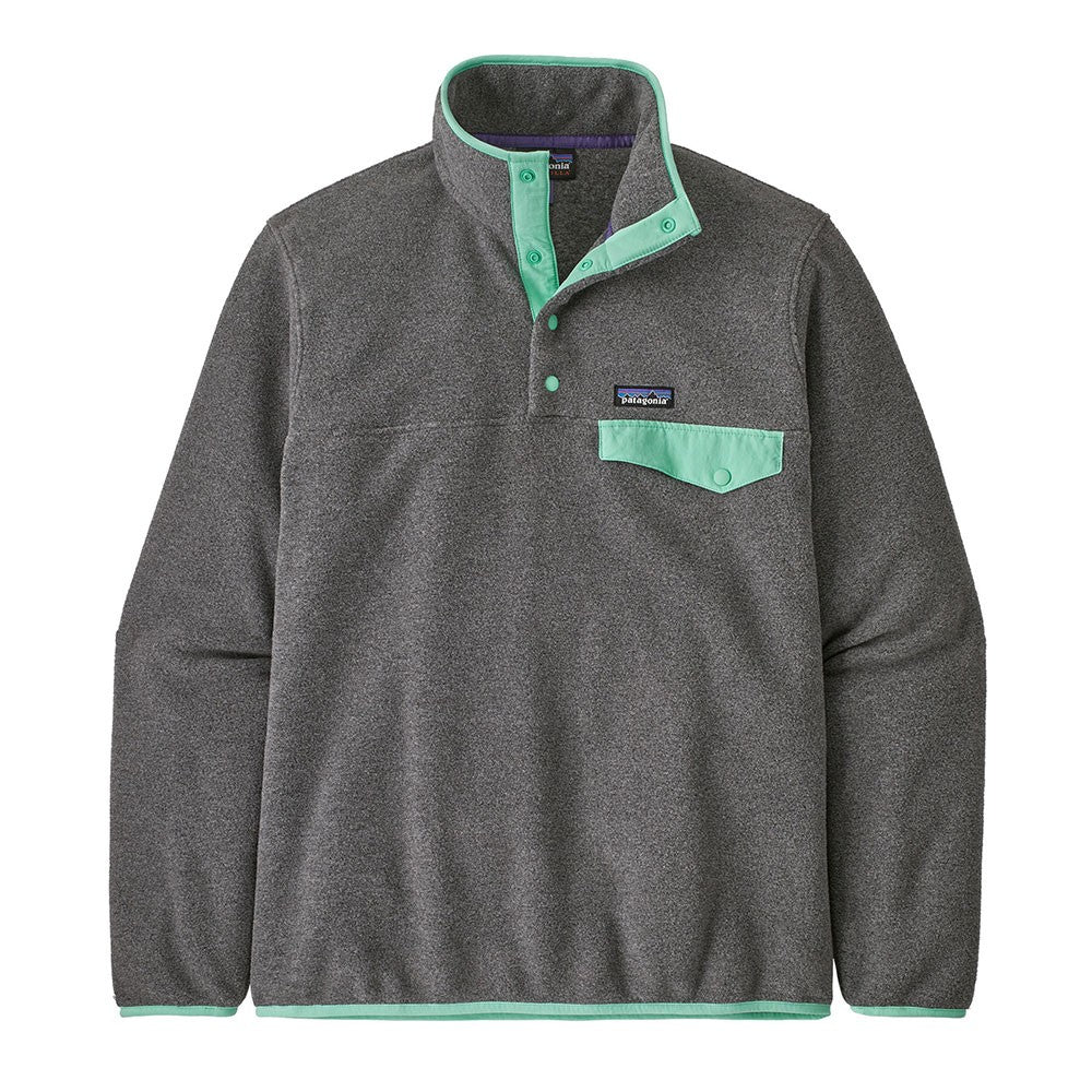 Lightweight Synchilla Snap-T Fleece Pullover - Nickel/Early Teal