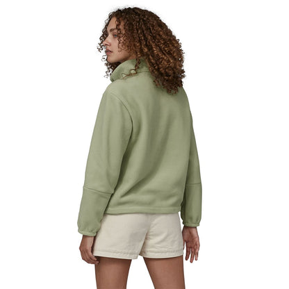 Microdini 1/2 Zip Fleece Pullover - Salvia Green